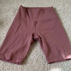 lululemon wunder under biker shorts